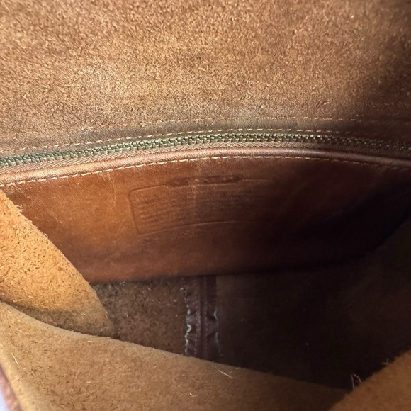 Vintage Coach Legacy Bag 9965 Brown Leather‎ Small Flap Shoulder Purse USA - Picture 10 of 11